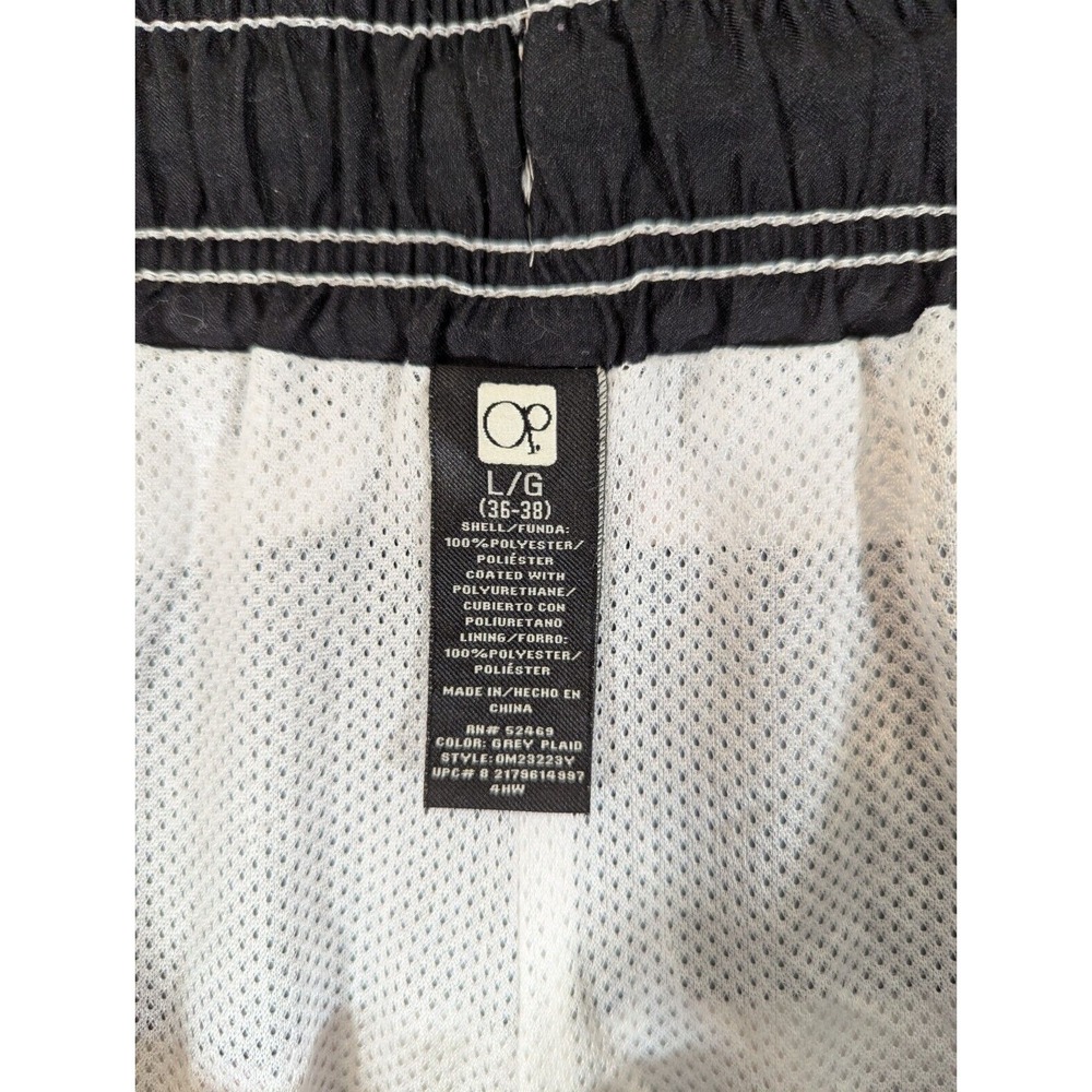 OP Ocean Pacific Swim Trunks Shorts Mens Large Multicolor Plaid - Picture 7 of 8